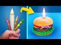 Get Lit With Drink And Snack Inspired Candles / 7 Cool Hacks With Candles And Crayons