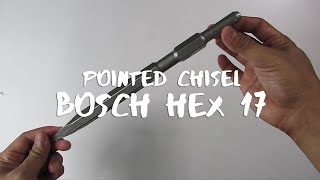 Mata Bobok Bosch Hex Pointed Chisel - 17mm