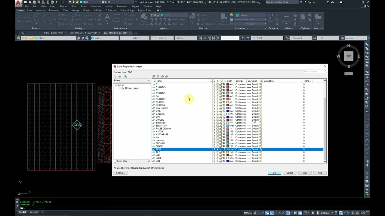 0010-Adjustment of RCP Layout for Ground Floor by MTB CAD