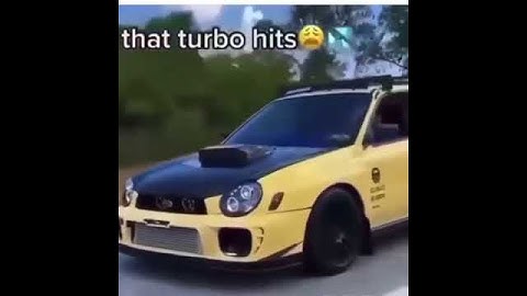 That turbo hits different