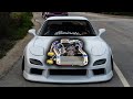 FINALLY INSTALLING GREDDY V MOUNT IN THE RX7!! (MORE POWER)