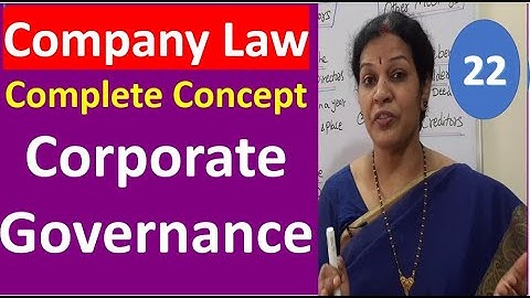 22. "Complete Concept of Corporate Governance" - Company Law Subject