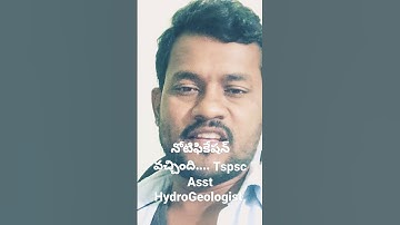 ||Shorts ||Asst Hydrogeologist posts in Tspsc, Telangana state||