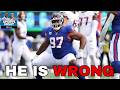 Dexter Lawrence is WRONG, not the New York Giants