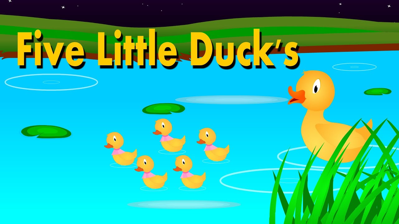 Five Little Ducks | Popular Nursery Rhymes For Kids - YouTube