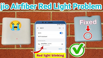 jio airfiber no internet connection problem# // jio airfiber red light blinking problem // 2025