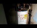 Leak above the water heater