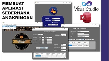 Membuat Aplikasi Sederhana Angkringan Menggunakan Visual Basic 2010 (VB.net) & Database Access 2019