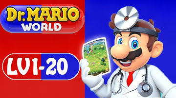 Dr. Mario World Level 1-20 3-Stars Walkthrough