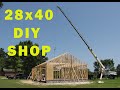 DIY Shop & Garage Build - For The Ultimate Man Cave Build - 28 x 40 Shop Build DIY Shop & Garage Build - For The Ultimate Man Cave Build - 28 x 40 Shop Build