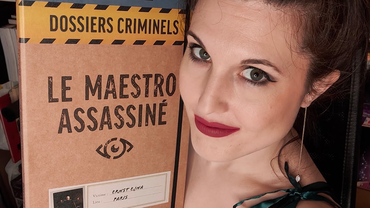 Dossiers Criminels – Le Maestro Assassiné – Escape Game D'enquête, 1 à 6 Joueurs, Dès 14 Ans – Jeu Coopératif Français