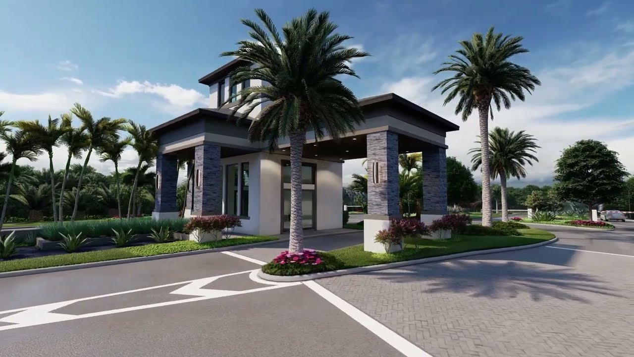 Valencia Walk at Riverland Entry Animation