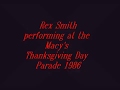 Rex Smith performing at the 1986 Macy&#39;s Thanksgiving Day Parade