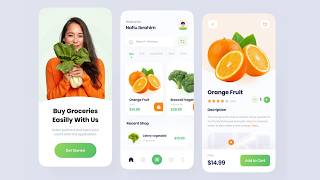 Famous Flutter Grocery App UI || Grocery App Flutter Tutorial Profile