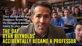 THE DAY RYAN REYNOLDS ACCIDENTALLY BECAME A PROFESSOR 🌟