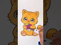 Cute Cat Coloring ASMR | Relaxing Marker Sounds 🐱✨