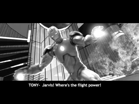 IRON MAN 3 animatic - Mansion Attack