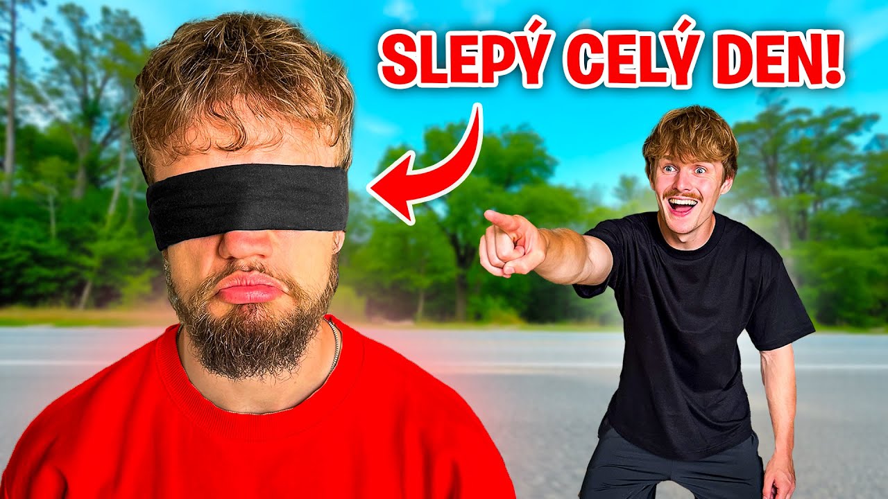 CELÝ DEN JAKO SLEPÝ