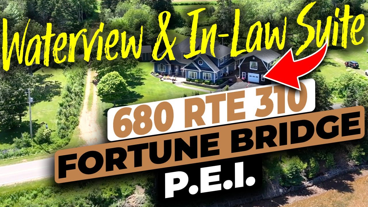 Dream Waterfront Estate in Bay Fortune 🌅 | Spacious Home with In-Law Suite & Water Views!