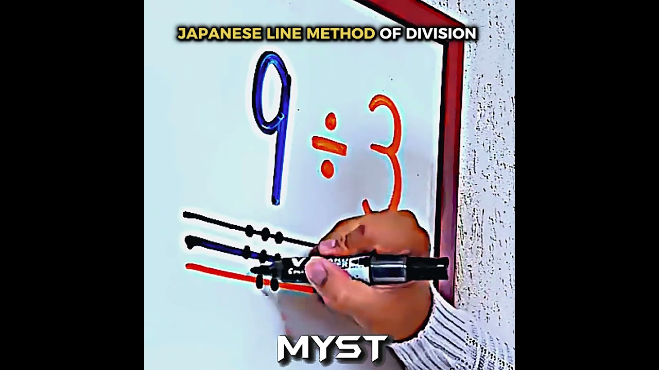 Japanese line Method of division 😲🥶🔥 #shorts - YouTube