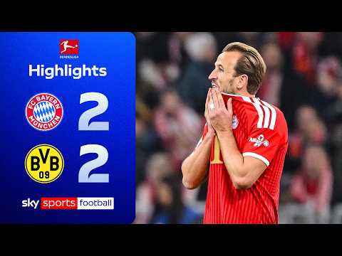 Dortmund level late as Kane MISSES penalty! 😧 | Bayern Munich 2\u002D2 Dortmund | Bundesliga Highlights