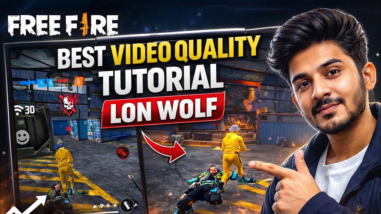 Free Fire me High Quality Video Kaise Banaye? Lone Wolf Editing Tutorial 🔥