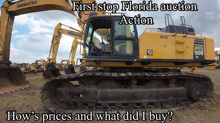 I bought all kinds of stuff at this heavy equipment auction… some was good and some was…..