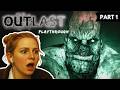 SCARIEST HORROR GAME? | Playing OUTLAST (PART 1) #outlast #games