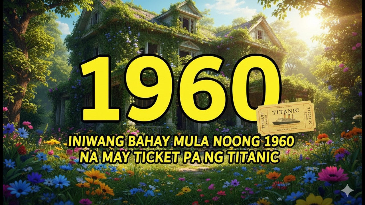 Mansion Abandoned Exploration Sa Iniwang Bahay Mula Noong 1960 Na May Ticket Pa Ng Titanic.