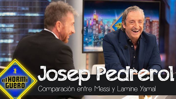 Pedrerol reprocha a Pablo Motos su comparativa de Lamine Yamal con Messi - El Hormiguero