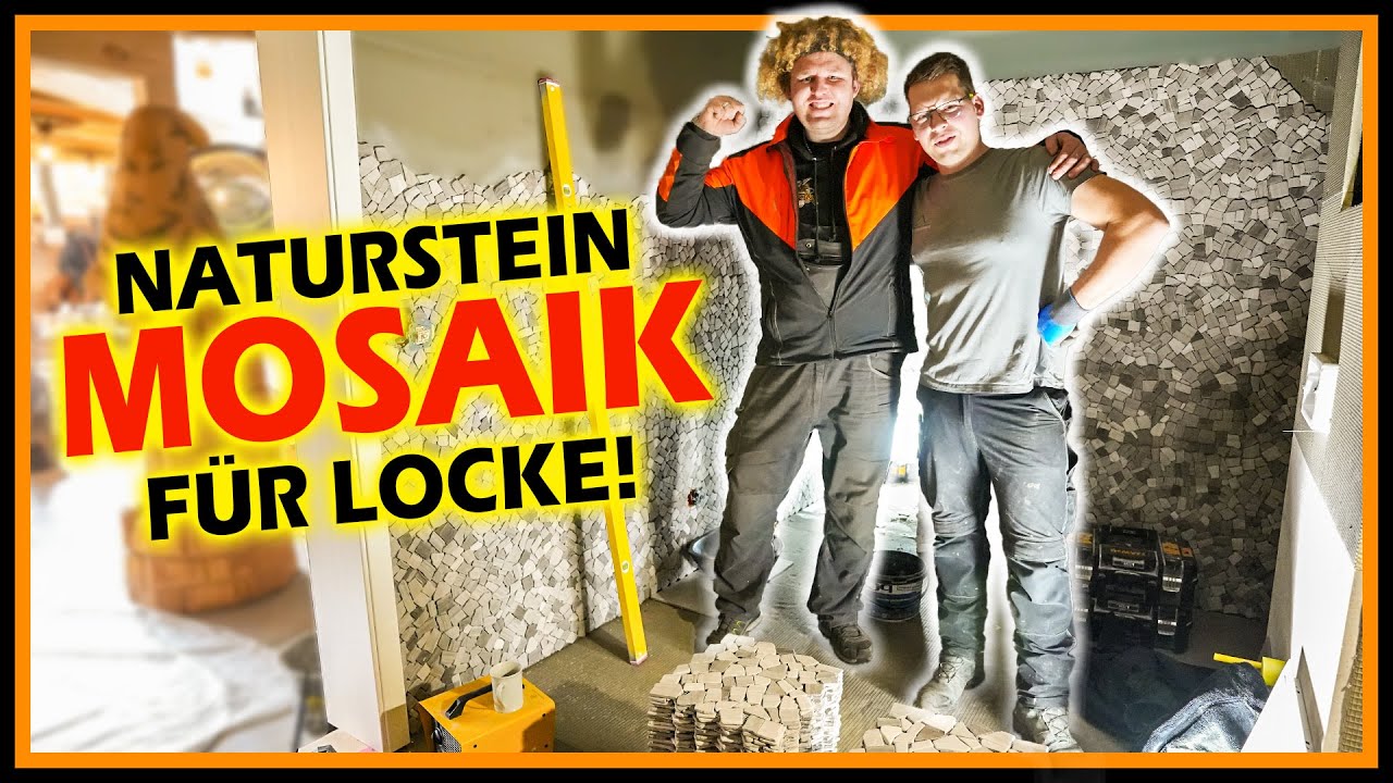 NATURSTEIN-MOSAIK VERLEGEN für Locke! @HOLZKUNSTSCHOLZOFFIZIELL | Home Build Solution