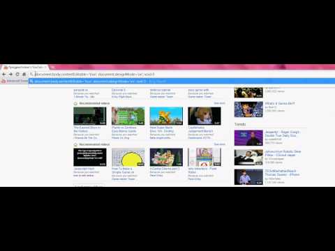 how to edit any page with javascript