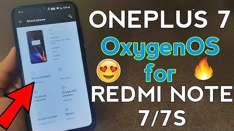 OnePlus 7 Oxygen OS in Redmi Note 7 | How to Flash Oxygen OS in Redmi Note 7 | Lavender | Latest OOS