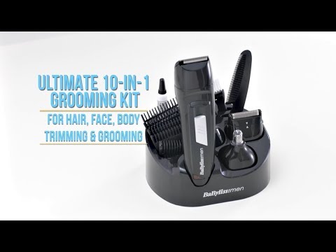 7056nu babyliss men 8 in 1 all over grooming kit