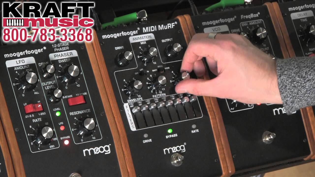 Kraft Music - Moog Moogerfooger MF-105M MIDI MuRF with Jake