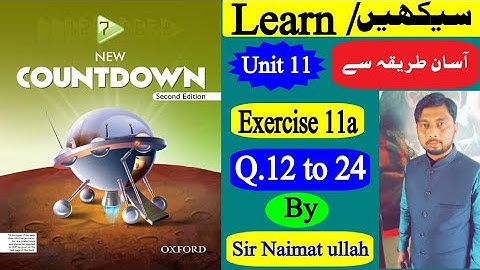 Oxford|New|Countdown|book 7|second|edition|exercise 11a|Q.13 to 24|Simple|linear|equation|Solution|.