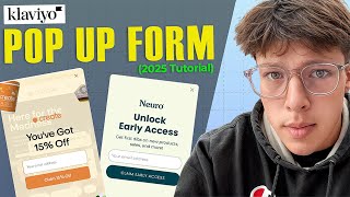 How To Create Klaviyo Pop-Up Forms (2025 Tutorial)