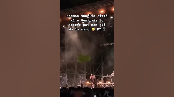 Gemitaiz sfotte MadMan in live