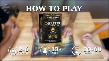 How to Play - Board Royale: Disaster Expansion Pack - Learn Under 4 Minutes
