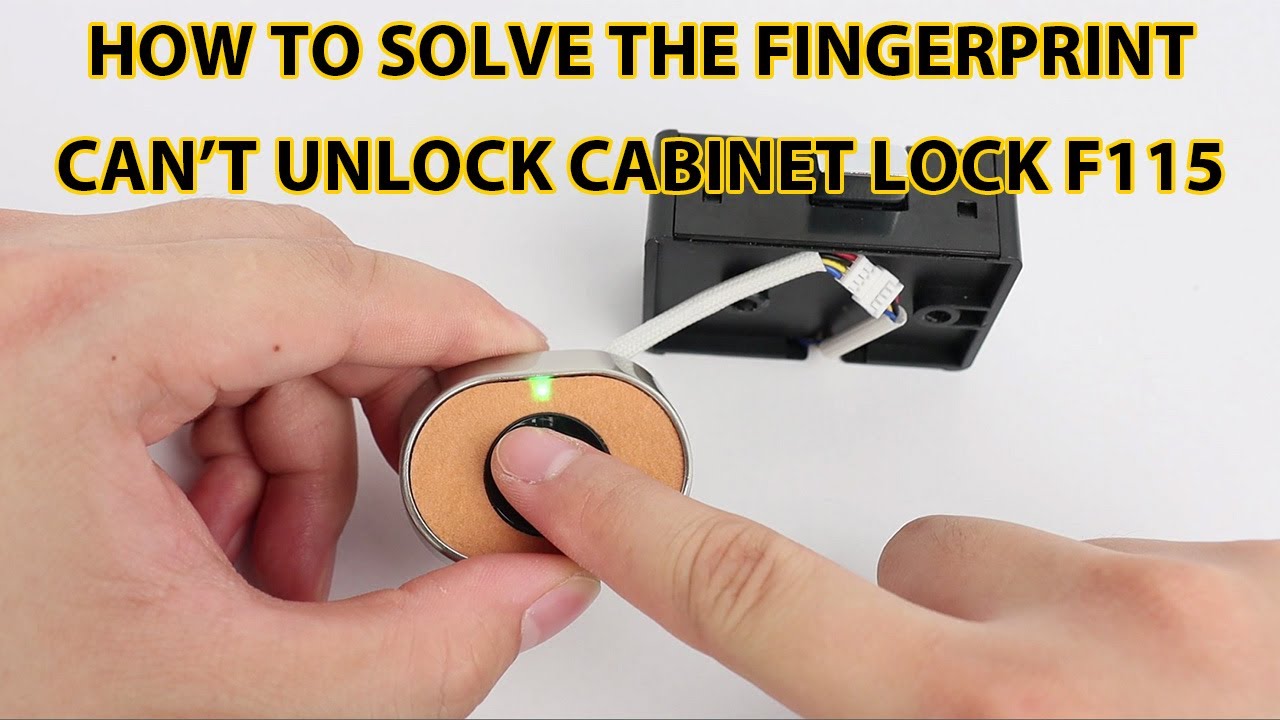 How to solve the fingerprint can’t unlock lock F115 YouTube