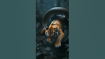 "বাঘের ছেলে বনযুদ্ধের গল্প | Tiger Cub vs Python Attack | #shorts" #বাঘেরছেলে #TigerVsPython