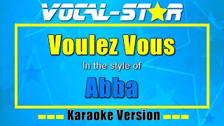 Voulez Vous - Abba | Vocal Star Karaoke Version - Lyrics 4K