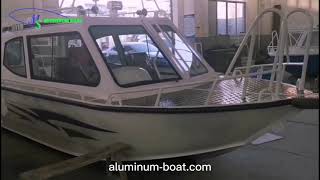 MS Shipbuilding 6m aluminum cabin boat with 90 hp power