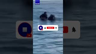 Balıkçılar batmakta olan teknedeki 3 kişiyi kurtardı! #kurtarma #deniz