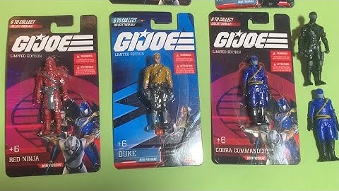 GI Joe 2.5” Dollar Store Action Figures Unboxing and Spotlight Review Video