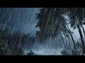 Heavy Rain and Strong Wind Sounds at Night 🌧️💨 | Deep Sleep, Relax, Stress Relief