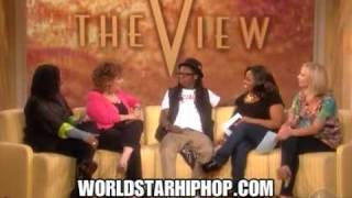 lil wayne on the view says his grill is actually braces 4 24 09 irhymenowcom