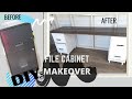 AMAZING and EASY DIY File Cabinet Makeover - PART 1 **YOU DONT WANT TO MISS**