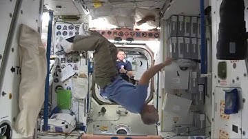 Astronauts Play Zero Gravity Game in Space to Celebrate World Cup