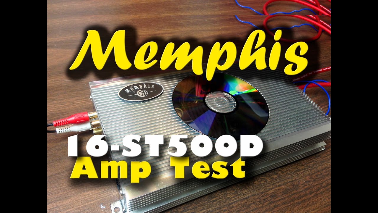 Memphis 16-ST500D 500 Watt Monoblock Power Output Test and Sub Demo DD-1